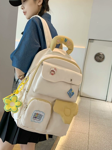 Вместительный и большой школьный рюкзак, свежая небольшая сумка, Гонконг