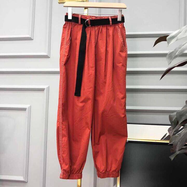 Famous Zheng lsheng with clothing Siddons loose line Lantern tie pants hip hip hop pants 926 casual pants 6255 women