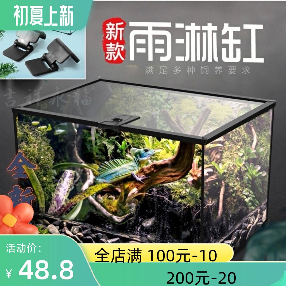 Glass Rainforest Cylinder Plant Building Cape Frog Lizard Lizard Vile Snake Reptile Amphibian Amphibious amphibious Turtle Fish Eco Vat
