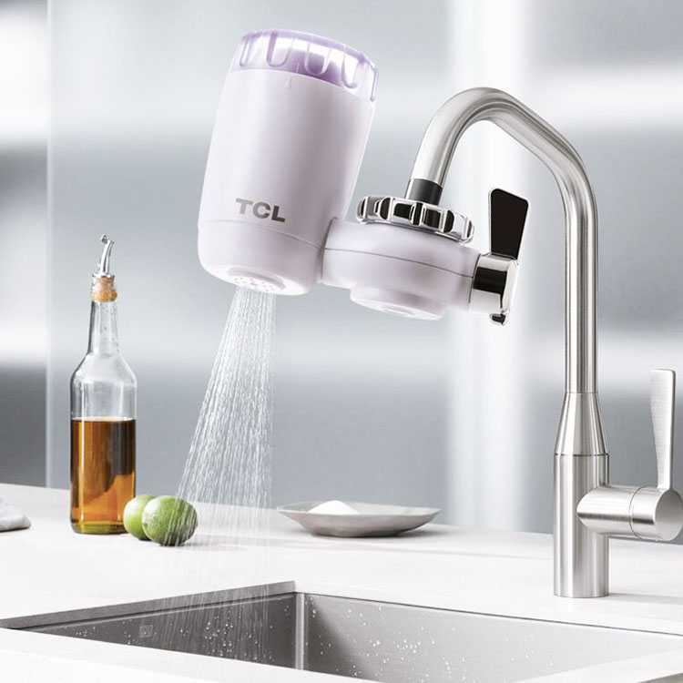 TCL净水器家用 厨房水龙头过滤器 自来水净化器滤水器直饮净水机