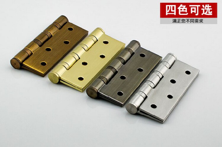 Puxin hardware door hinge Stainless steel door hinge door hinge 4X3X3 standard 14 5-core bearing loose leaf