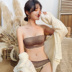 Quây phi trượt không đồ lót vòng thép đẹp trở lại sexy womens ngực nhỏ quấn quanh ngực thu thập được có thể điều chỉnh áo ngực áo ngực. 