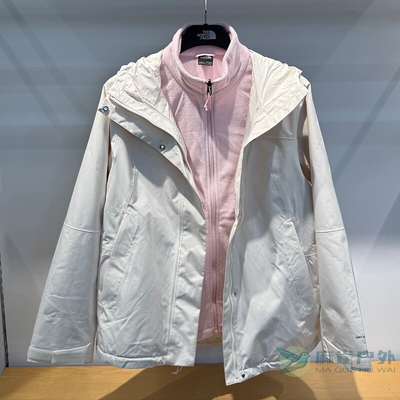 26 New Autumn and Winter Models Thenorthface Outdoor Waterproof Women's Fleece Three-In-One Jacket 8Ck3