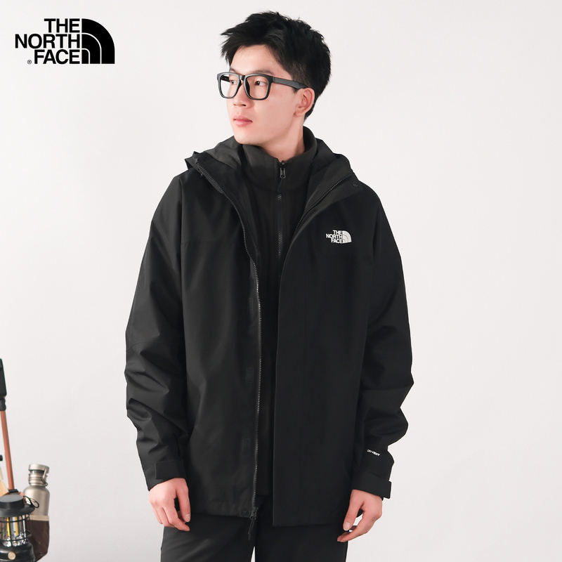 26 New Autumn and Winter Models Thenorthface Men's Outdoor Waterproof Fleece Three-In-One Jacket 89Zp