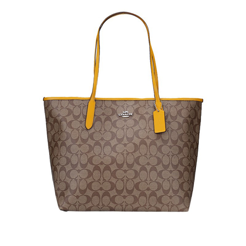 Coach Women's Bag Large Pvc Fashion Shoulder Tote Bag Shopping Bag F5696 Coach Women's Bag Large Pvc Fashion Shoulder Tote Bag Shopping Bag F5696