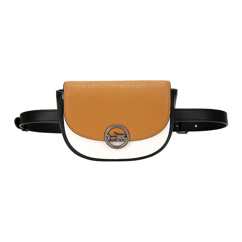 [Official Purchase] Coach Outlet Official Flagship Store Carriage Logo Saddle Waist Bag Chest Bag F88006