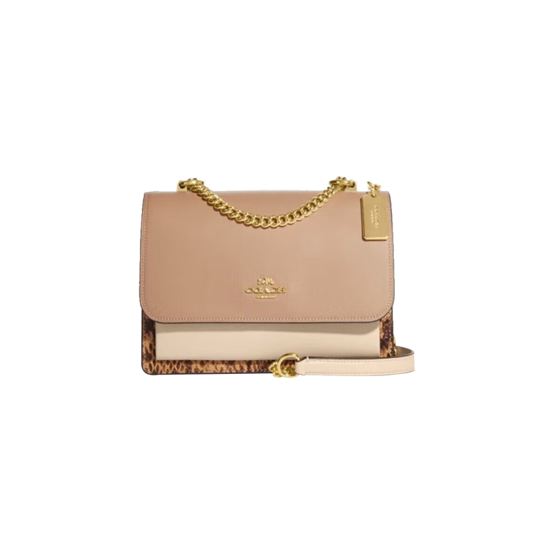 [Official Purchase] Coach Official Flagship Store Women's Small Crossbody Bag Small Square Bag Fcb900
