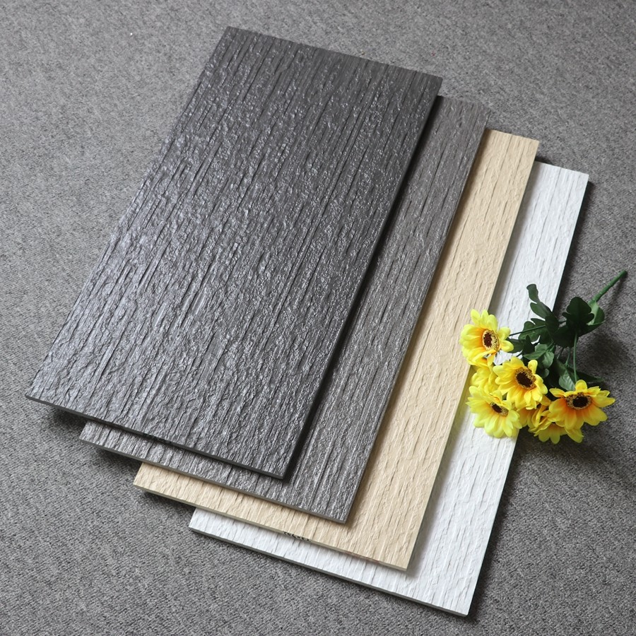 Whole body sandstone gray striped tile 300x600 antique brick kitchen bathroom wall tile balcony non-slip floor tile