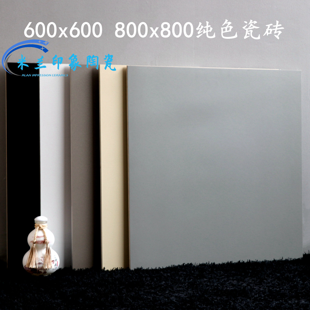 Soft pure color tiles 800x800 Living Room microcement gray non - slip floor tiles 600x600 Toilet wall tiles