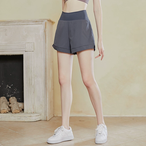 Комплект, летнее защитное белье, спортивные шорты, штаны для тренировок, комбинезон для спортзала, леггинсы, для бега, высокая талия