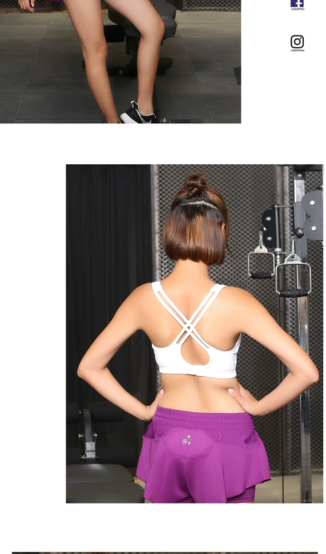 Thể hình làm đẹp trở lại áo ngực thể thao chạy chống sốc tập hợp khuôn mẫu chuyên nghiệp yoga đồ lót nữ vest bra hỗ trợ cao áo gymshark