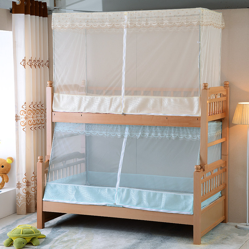 Customized mosquito nets in Mongolia package anti - wreck beetle nets on and down the bed bed net are ordered to be children's mosquito nets