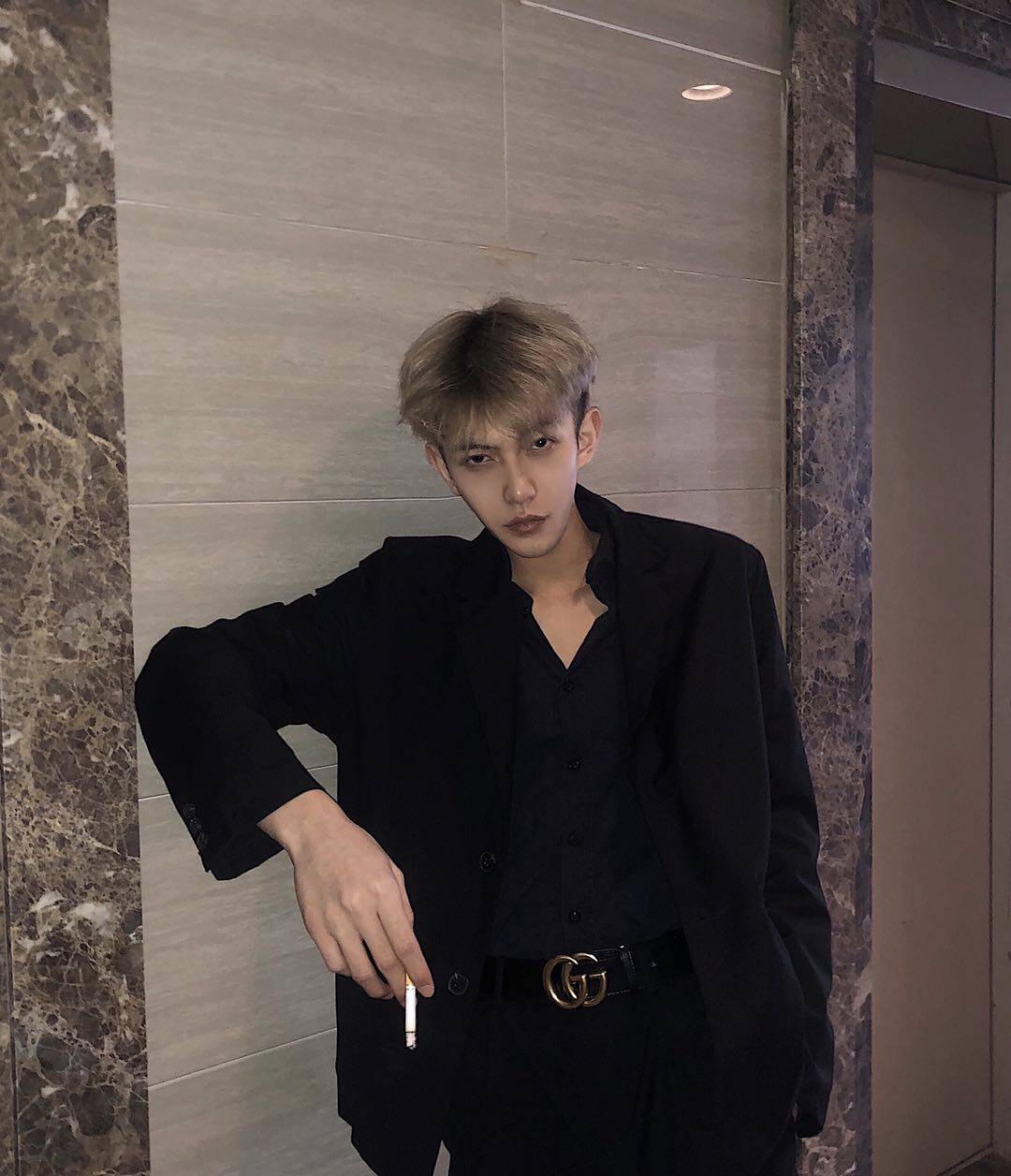 01H studios note money port wind ins suit spring and summer male and female thin section Korean version trend handsome 100 hitch