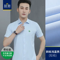 Китайская жизнь стандартная голубая мужская короткая рукав