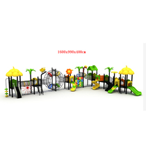 Kindergarten outdoor large plastic small doctor slide Children Outdoor Park community combination slide facilities