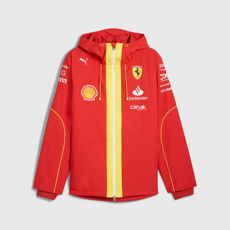 In-Stock Formula 1 Ferrari Team 2024 Professional Edition Weatherproof Jacket Leclerc