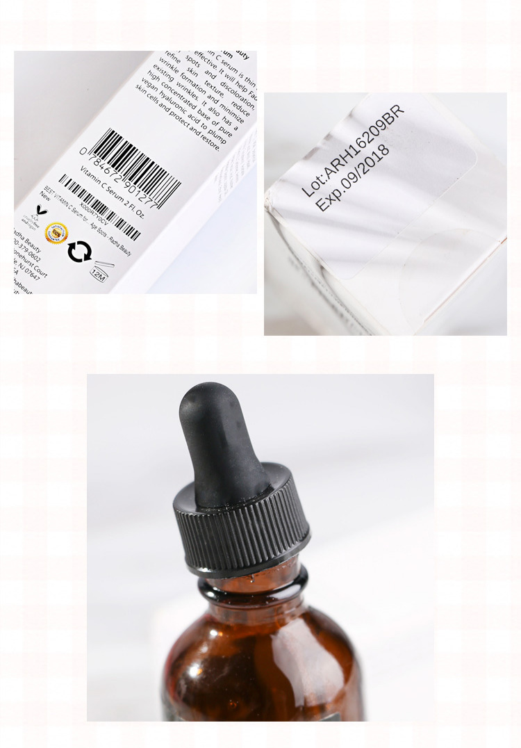 Zimei Beauty Shop RADHA BEAUTY 20% VC Hyaluronic Brightening Essence làm sáng tông màu da - Huyết thanh mặt tinh chất hoa hồng