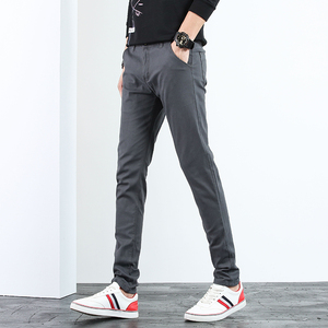 休闲裤男运动超薄修身薄款弹力