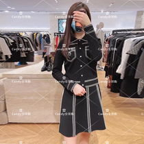 sandro 21 spring summer small fragrant wind POLO turns collar knit cardiovert short coat blouse SFPCA00355