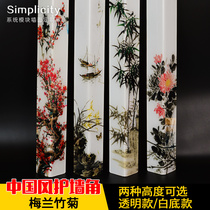 The Corner bead retaining wall protective strip qiang hu jiao free punch acrylic yang jiao xian decorate the living room mei lanjut ju