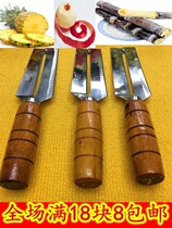 Stainless steel Pineapple Knife Multifunction Paring Knife Cane Knife Cut Pinewood God Instrumental Fruit Paring Machine Planing Knife