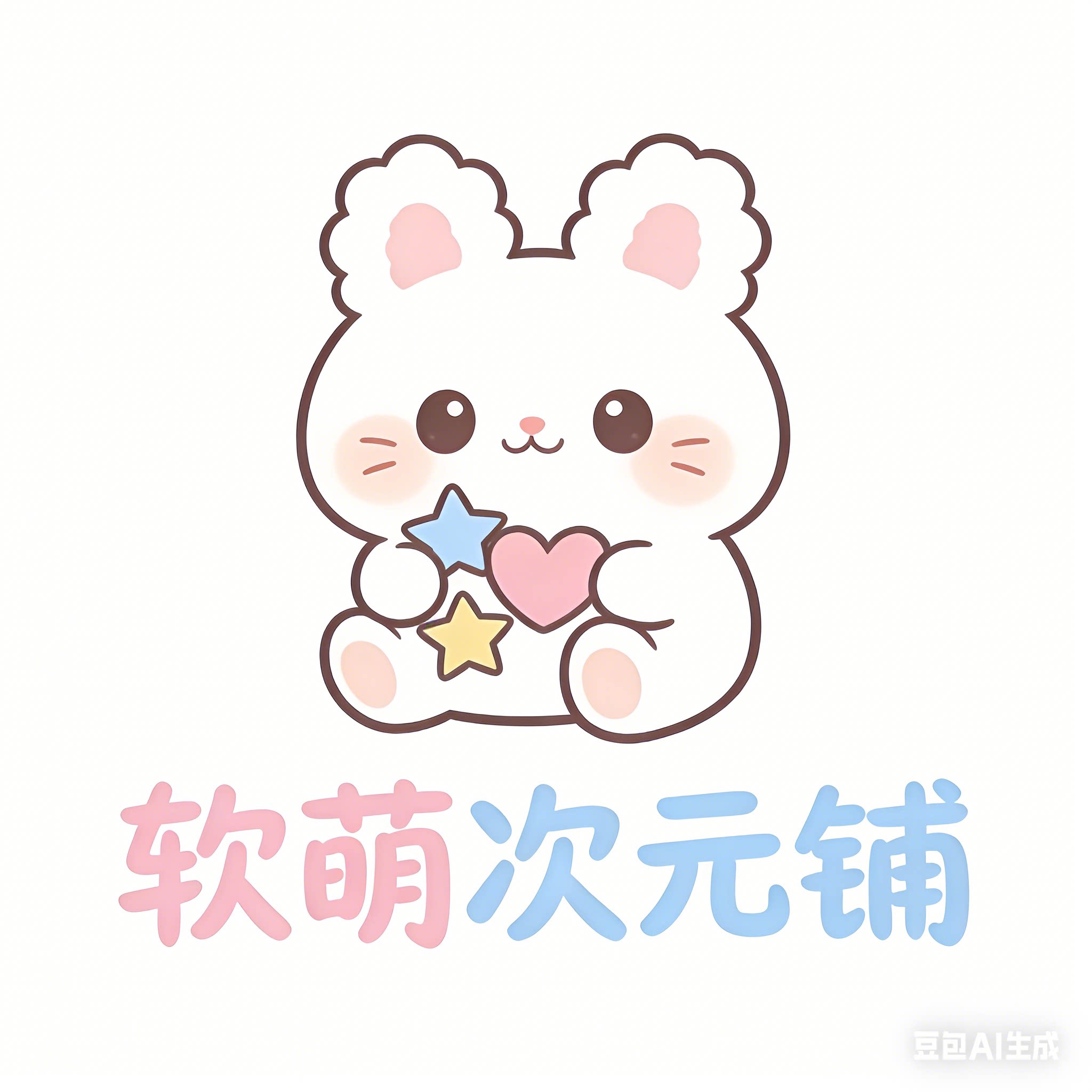 软萌次元铺的LOGO