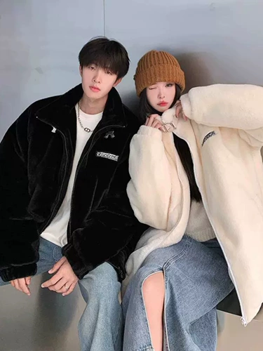 Кашемировая зимняя куртка, шерстяные джинсы с начесом для отдыха для школьников, 2025 года, США