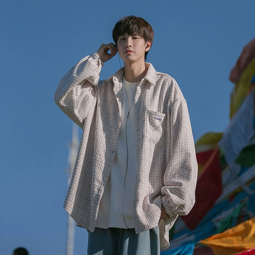 Осенняя рубашка, куртка, в стиле Шанель, оверсайз, подходит для подростков, в американском стиле