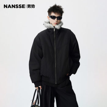 American trendy brand deconstructed mountain carving cotton coat for men American trendy brand deconstructed mountain carving cotton coat for men