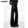 летние джинсы cleanfit summer bootcut black scimitar с микро-притачкой, мужские приталенные прямые брюки vibe American mini 4