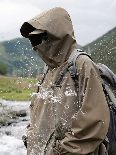 Мужская дорожная ветрозащитная куртка, водонепроницаемые универсальные альпинистские спортивные гидрогелевые шарики, США