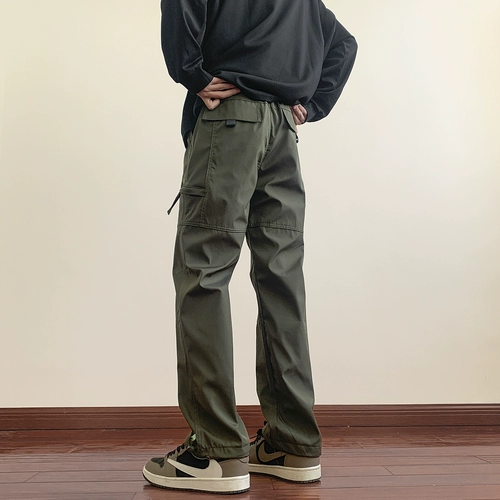 Летние тонкие альпинистские штаны для отдыха, свободный прямой крой