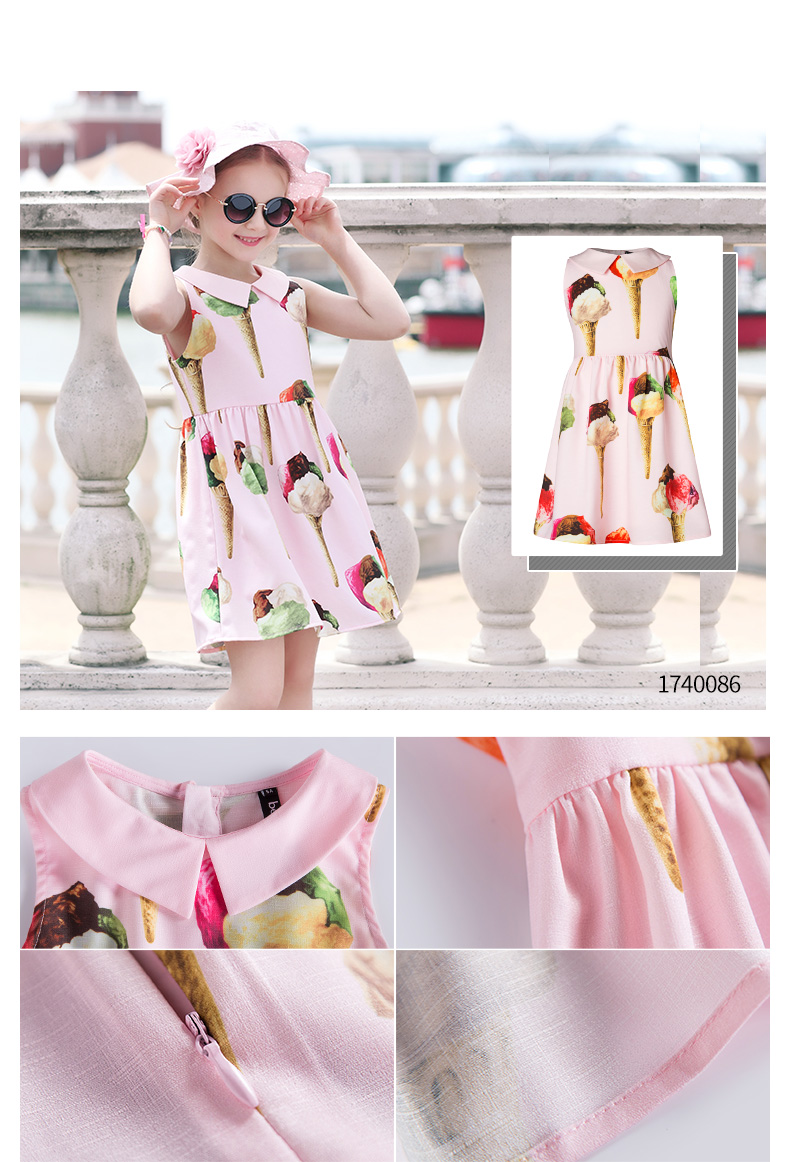 Đầm trẻ em nữ hè 2019 phiên bản Hàn Quốc mới của công chúa thời trang hè - Váy đầm be gái 4 tuổi