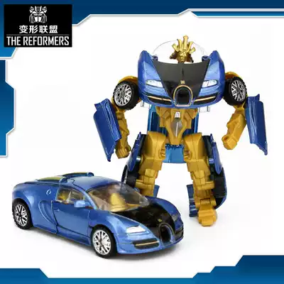 Alloy (simple class model 12cm bumblebee) deformed toy genuine car Children Robot King Kong