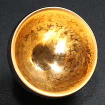 Jianyang Tea Cup Jianzhan Tea cup Iron tire Jinzhan Kung Fu oil drops large handmade master cup Single cup tea cup