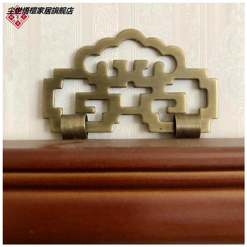 Chinese imitation antique bronze accessories plaque photo-frame character painting hook picture frame frame cross stitch hanging picture hook painting pendant pure copper