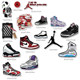 AJ Shoes Trendy 브랜드 개인화 된 냉장고, 스노우 보드, 노트북, 헬멧, iPad 여행 가방, 방수 스티커 스티커