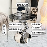 Минималистичный мраморный круглый маленький дизайнерский диван, изысканный стиль