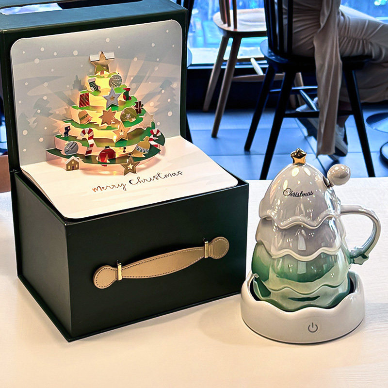 День рождения подарок девушка ребенок кружка девочки мужской елки чашка рождество Ручка подарок для отправки учитель коллега