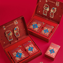 Caberless caber underpants mens large red flat angle youth No marks in the middle waist womens triangular couple Bens gift box