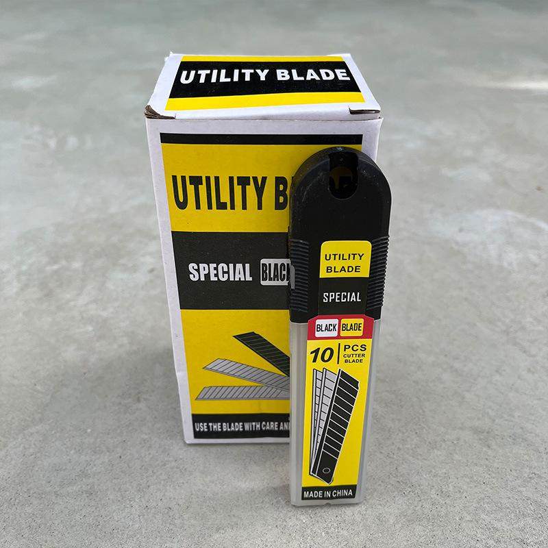 Industrial Paper Cutter 25mm Large Blade Heavy-Duty Wallpaper Knife Box Cutter Thickened Large Utility Knife Blade