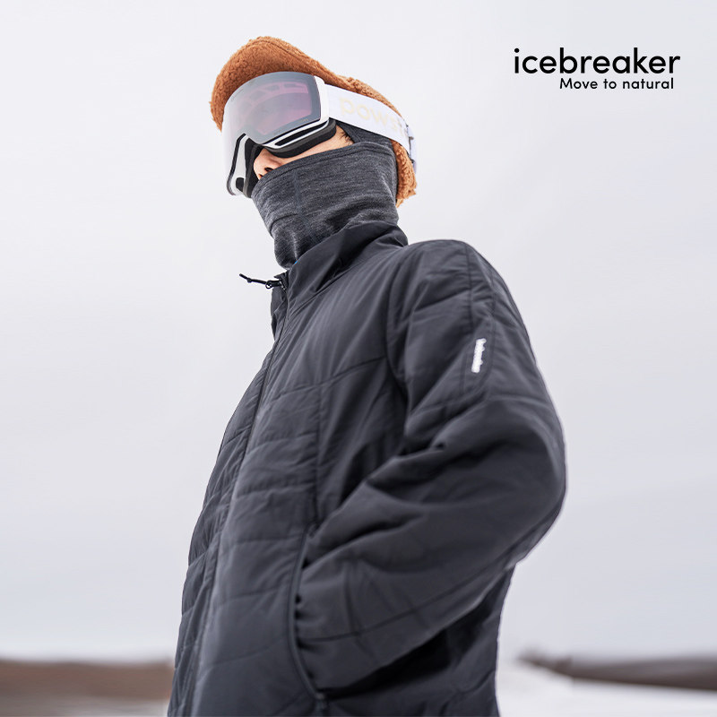 icebreaker new pint machine washable beautiful nowool male MerinoLoft long sleeve jacket jacket warm autumn-Taobao