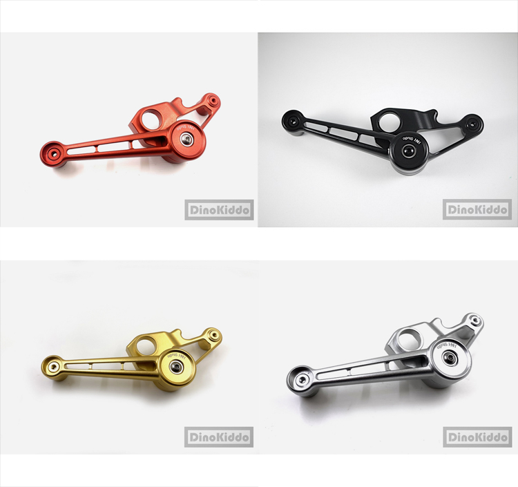 Taiwan HH small cloth folding car retrofitted with MetalTensionerCNC metal Zhang chain transmission rear derailleur