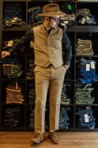 Nissan Gypsy Sons breathable foam cotton small lapel retro vest double color