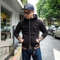 Spring Promotion LOST CONTROL Heavy Color Patchwork Hooded Zipper Sweat Clamp