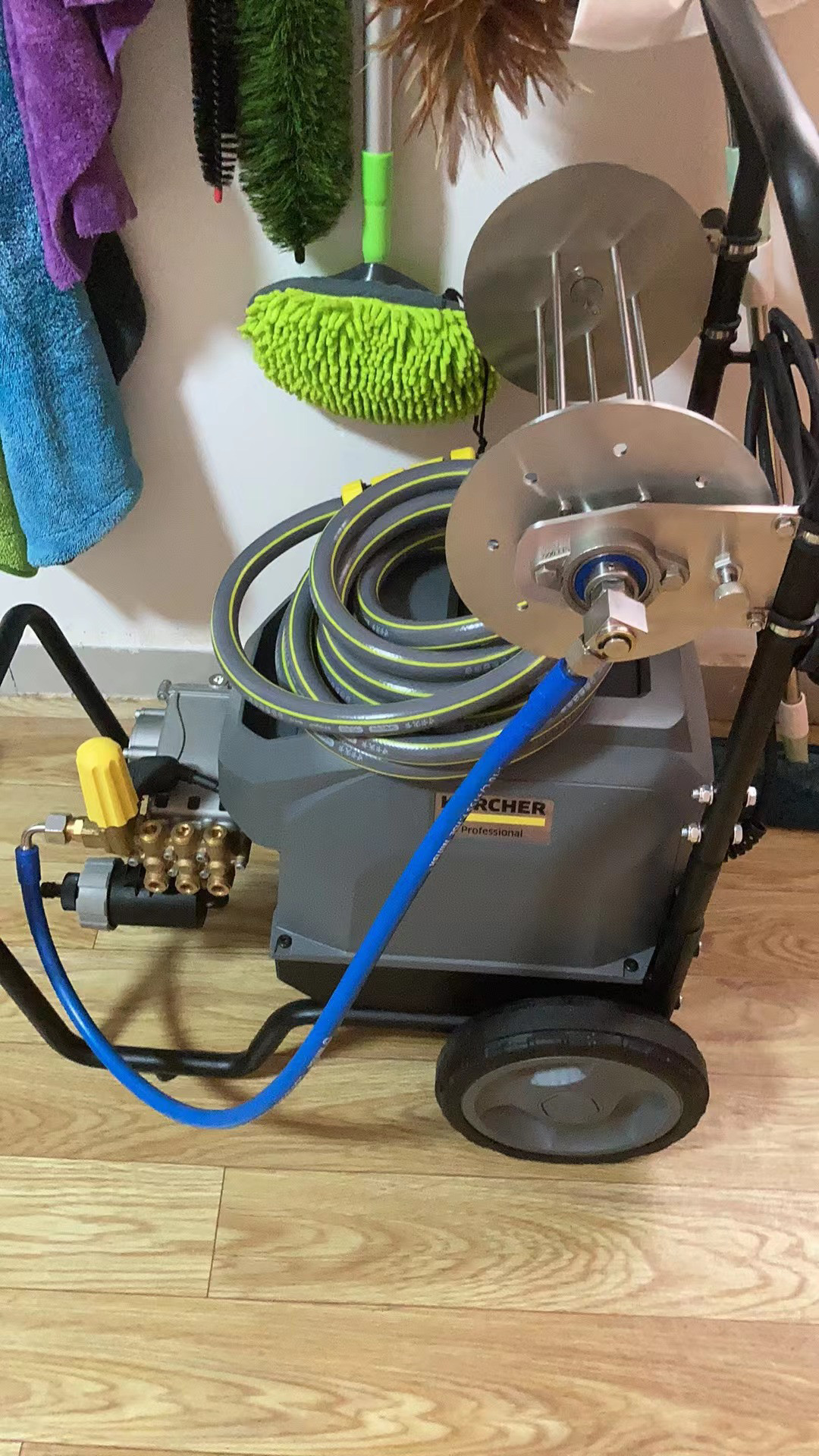 Автомобиль мыть шланг катушки 德国卡赫hd6-15-4 m洗车机不锈钢卷管器水鼓洗车设备汽美车库改造 Hd6/15/4