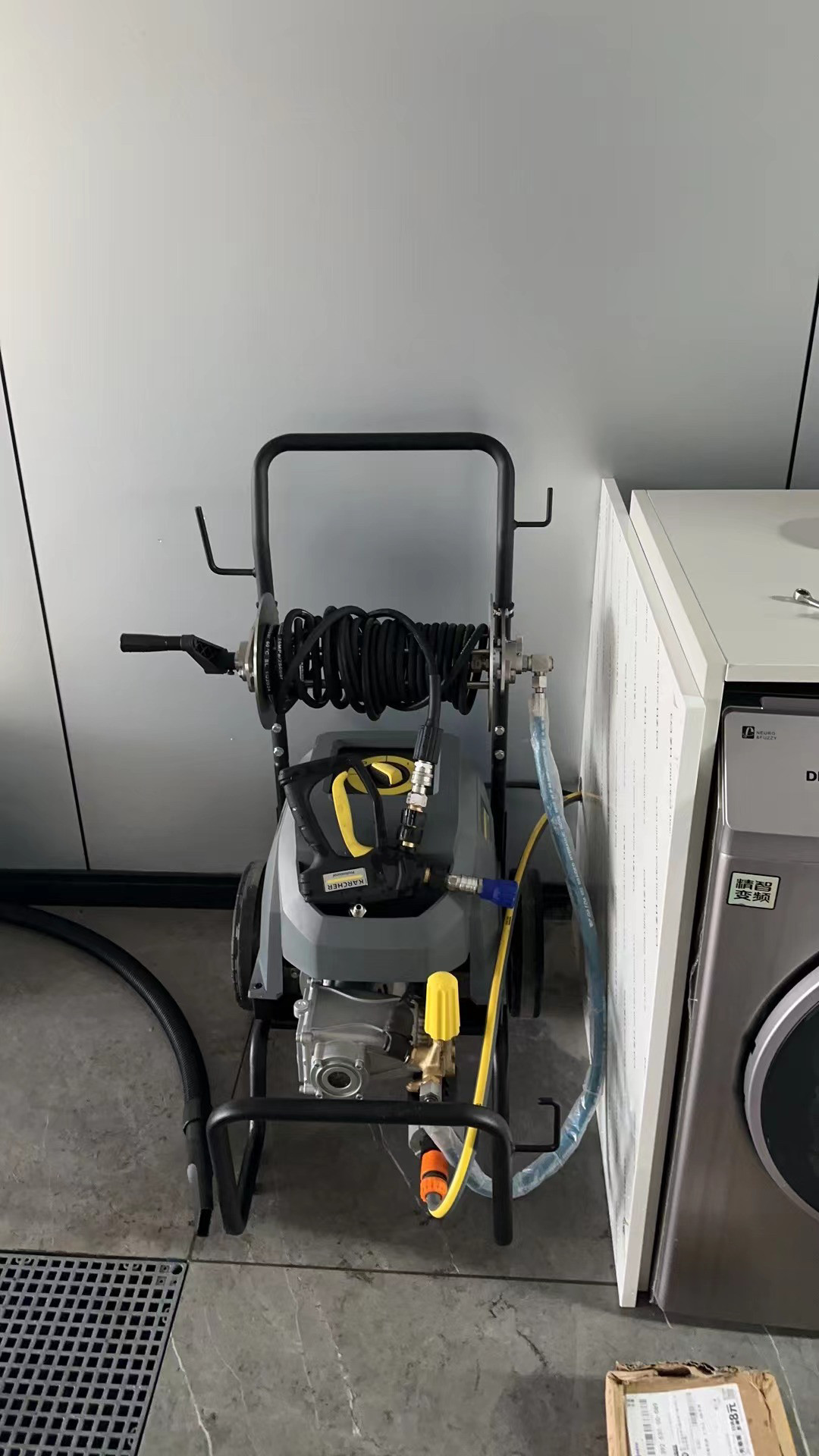 Автомобиль мыть шланг катушки 德国卡赫hd6-15-4 m洗车机不锈钢卷管器水鼓洗车设备汽美车库改造 Hd6/15/4