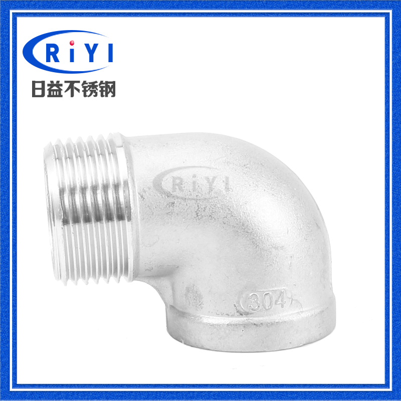 304 stainless steel fine cast internal and external wire elbow 90 degrees internal wire transfer wire pipe fittings 4 points 6 points 1 inch DN15DN25