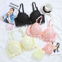 Lace Sexy Lingerie Set Women gather thick upper support small breasts to prevent sagging comfortable less ladies bra