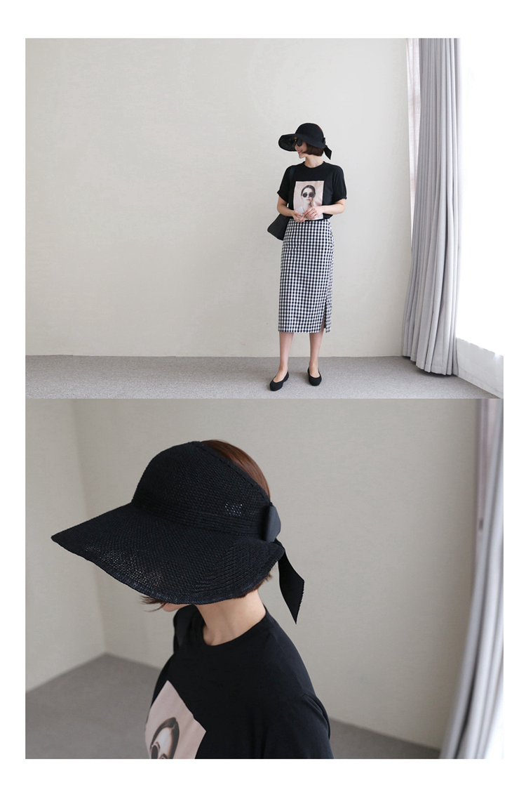 Korean breathable cool hat, sun protection hat, women's summer face shield, UV protection, foldable, versatile and casual hat for outings detail image 6
